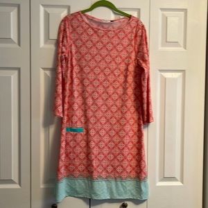 Cabana Life - Coral Tides Coral - Cabana Shift Dress